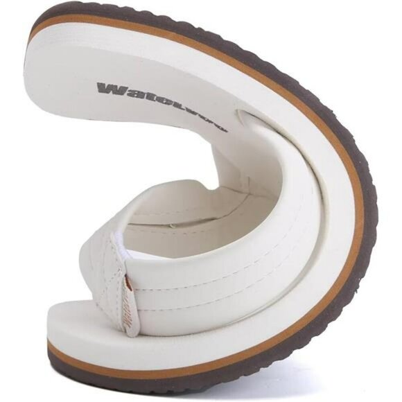 Mens Flip Flops with Arch Support Comfort Beach Sandals Pool Shower Slides - Picture 5 of 7